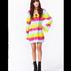 One Teaspoon Boho Tye Dye Dress
